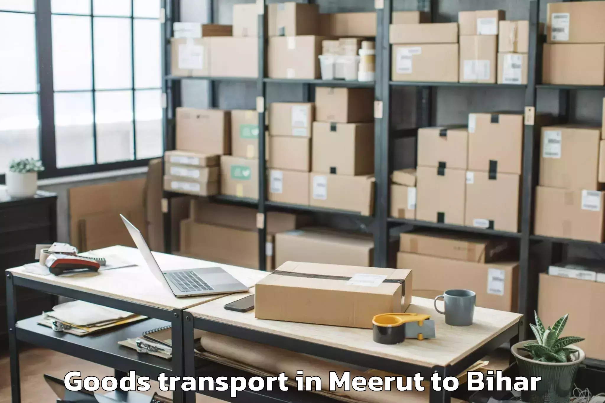 Book Meerut to Khizirsarai Goods Transport